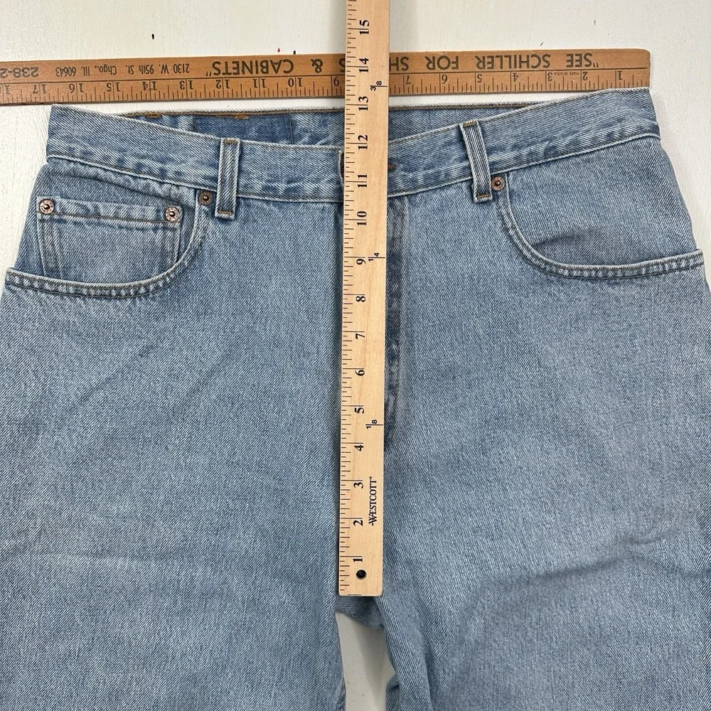 VTG Y2K Levi's 560 Loose Jeans Men Actual 33x32 Blue Light Wash Tapered Made USA